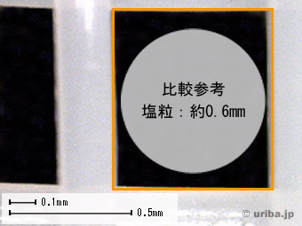 エアコンのプレフィルターの顕微鏡写真