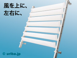 室外機 風除けルーバー 室外機の風対策に Uriba Jp