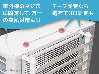 セーフティキットを取り付けた様子